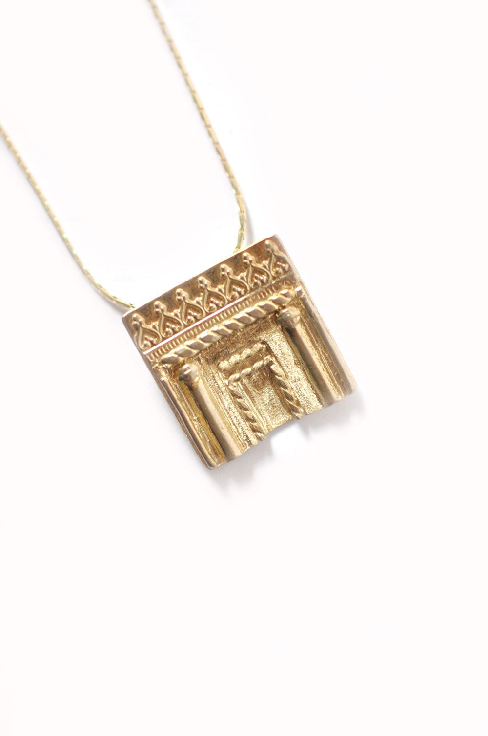 Silver Temple Necklace
