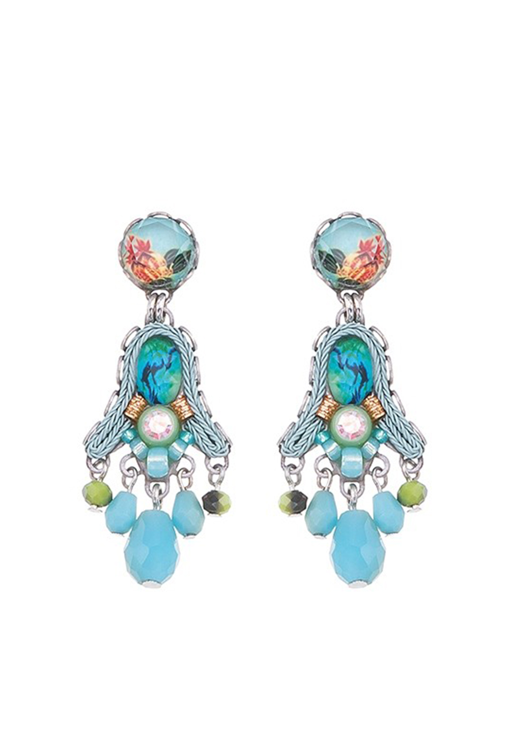 Ayala Bar-Clear water,dolly earrings.