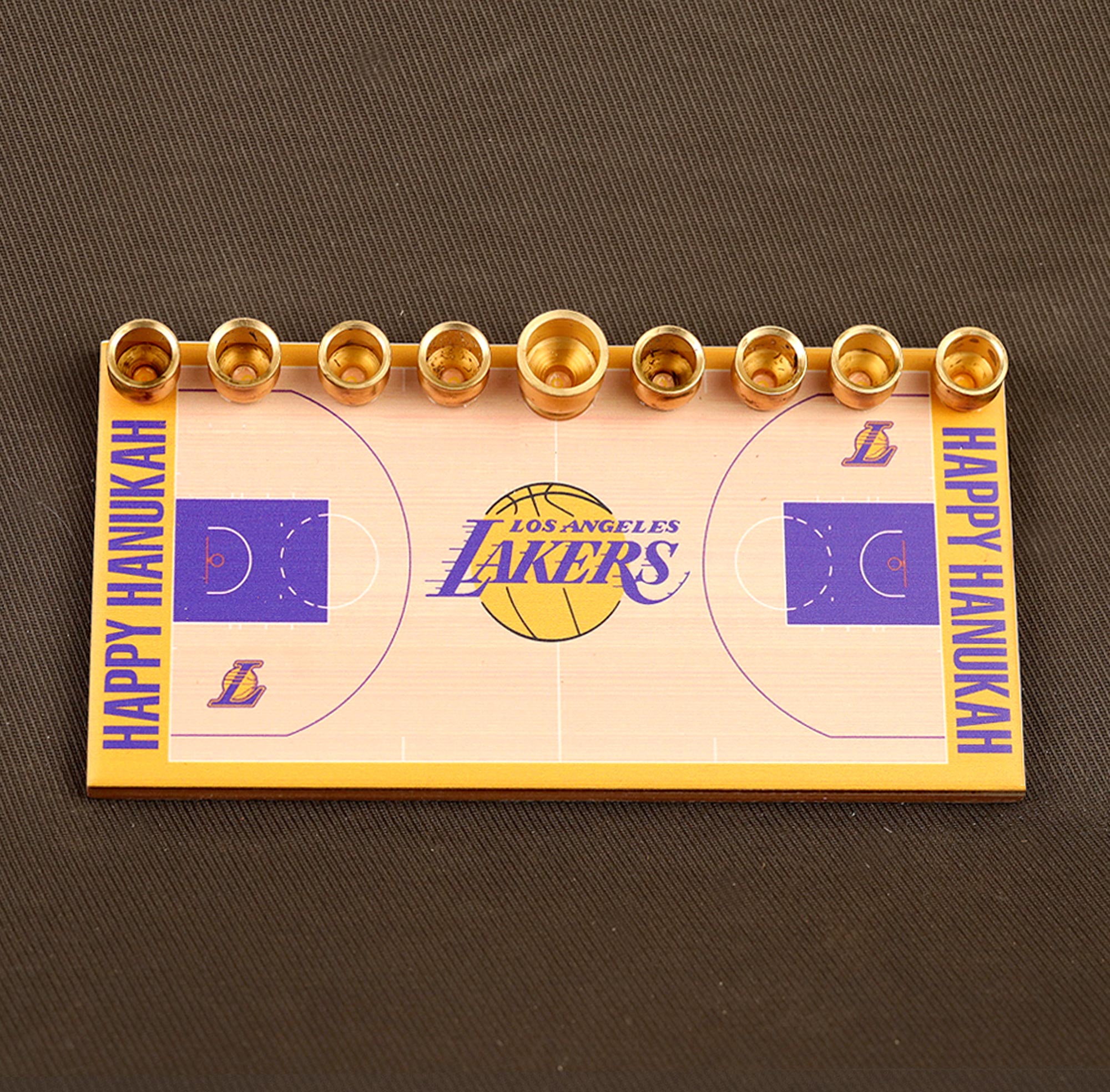 LA Lakers Basketball Menorah