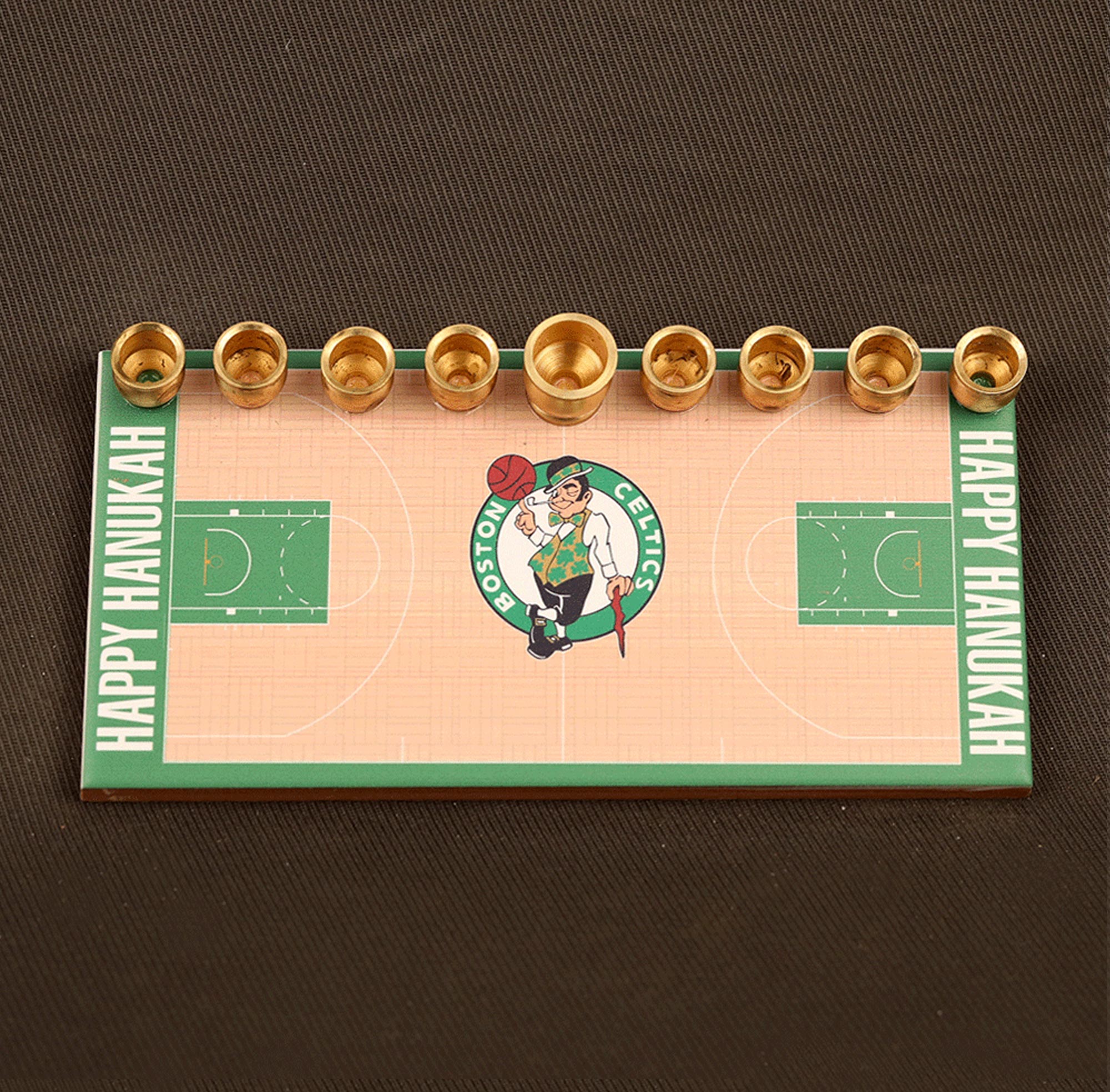 Boston Celtics Basketball Menorah