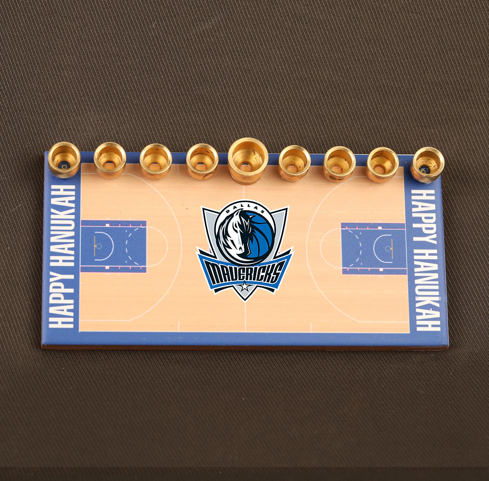 Dallas Mavericks Basketball Menorah
