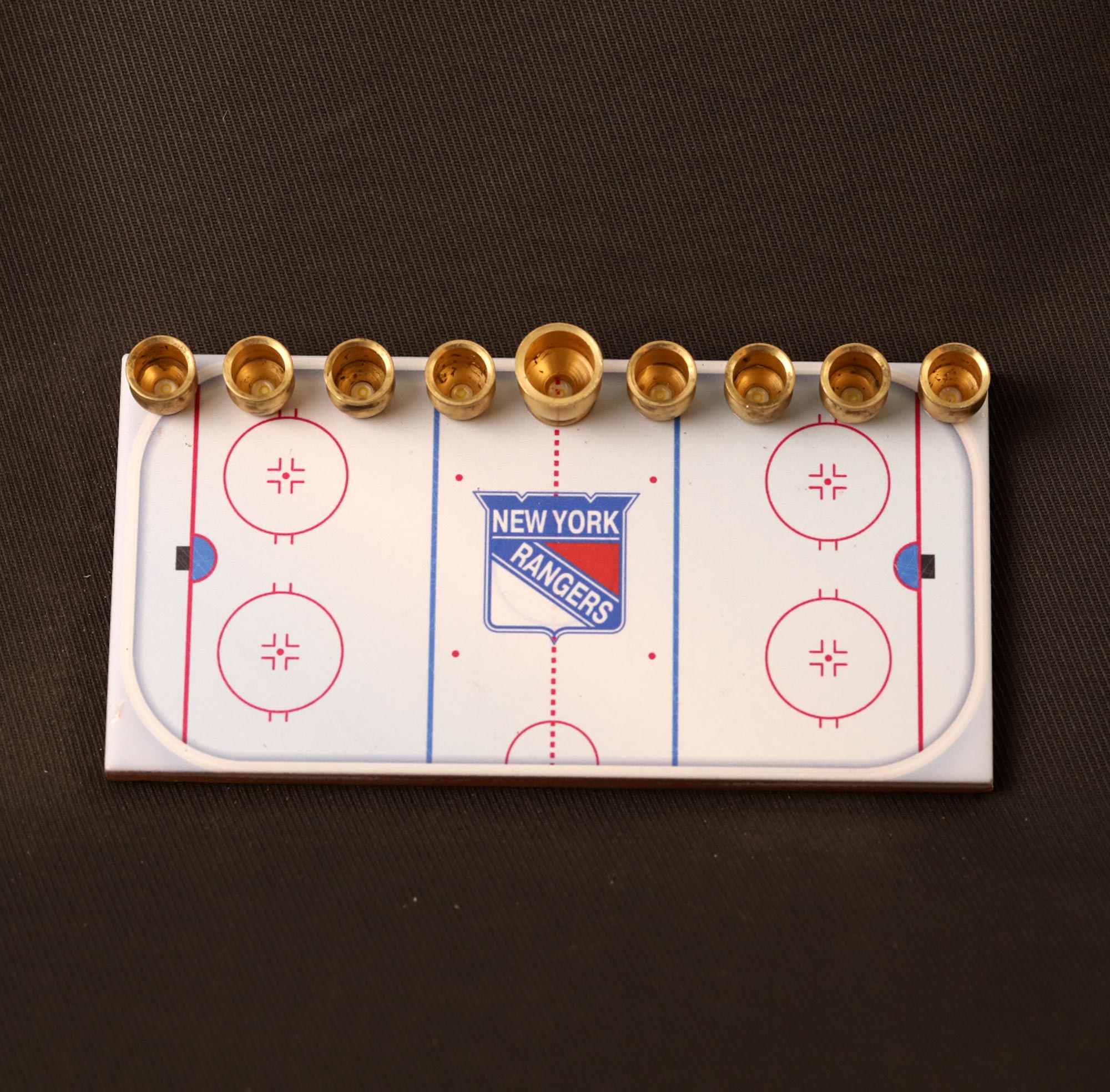 New York Rangers Hockey Menorah