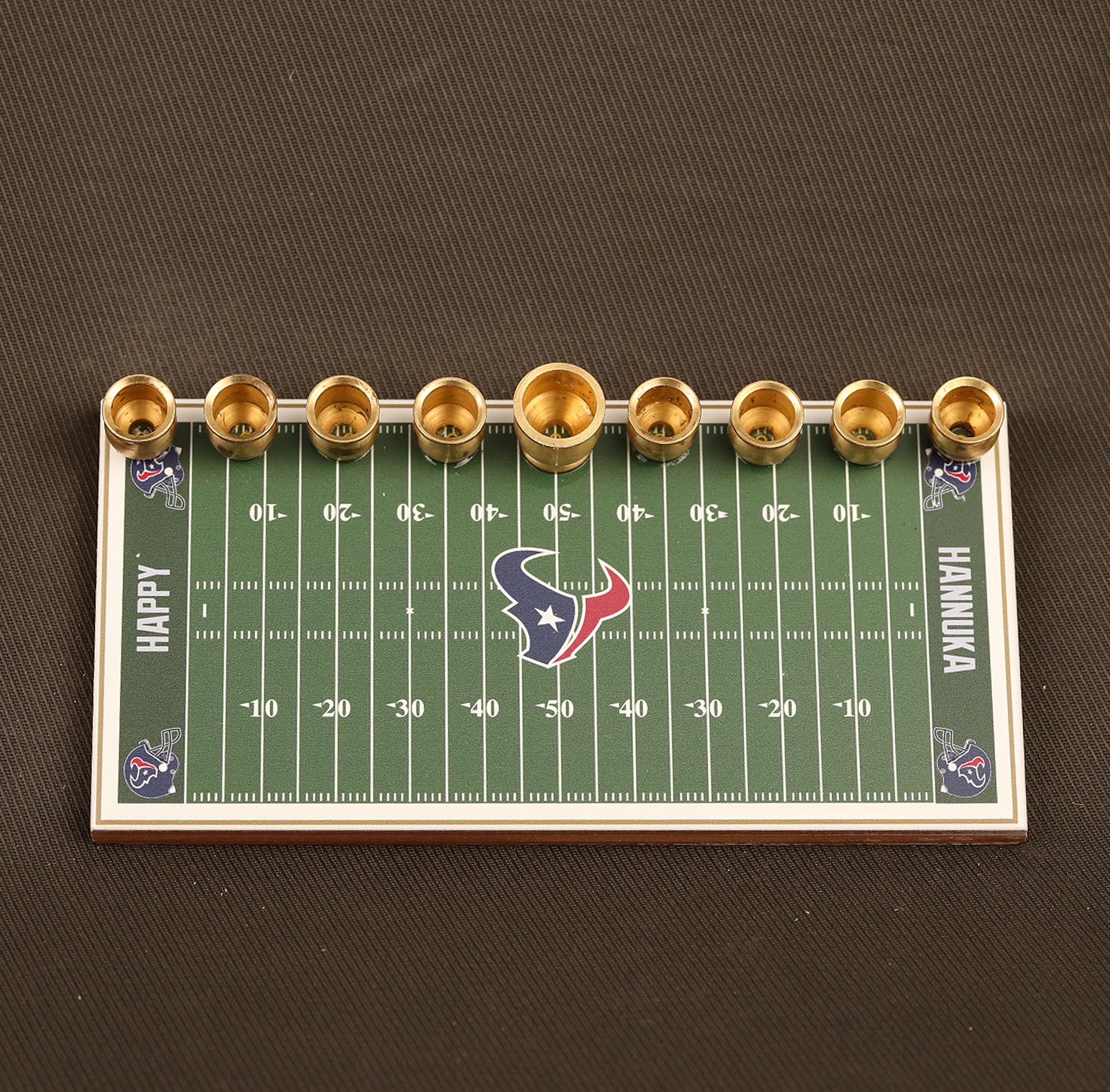 Houston Texans Football Menorah